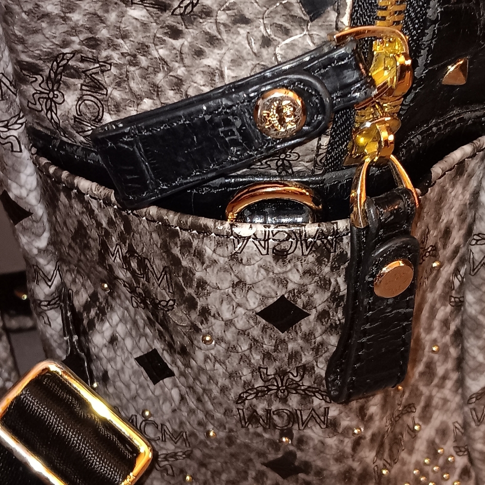 Mcm Backpack Euc - image 8